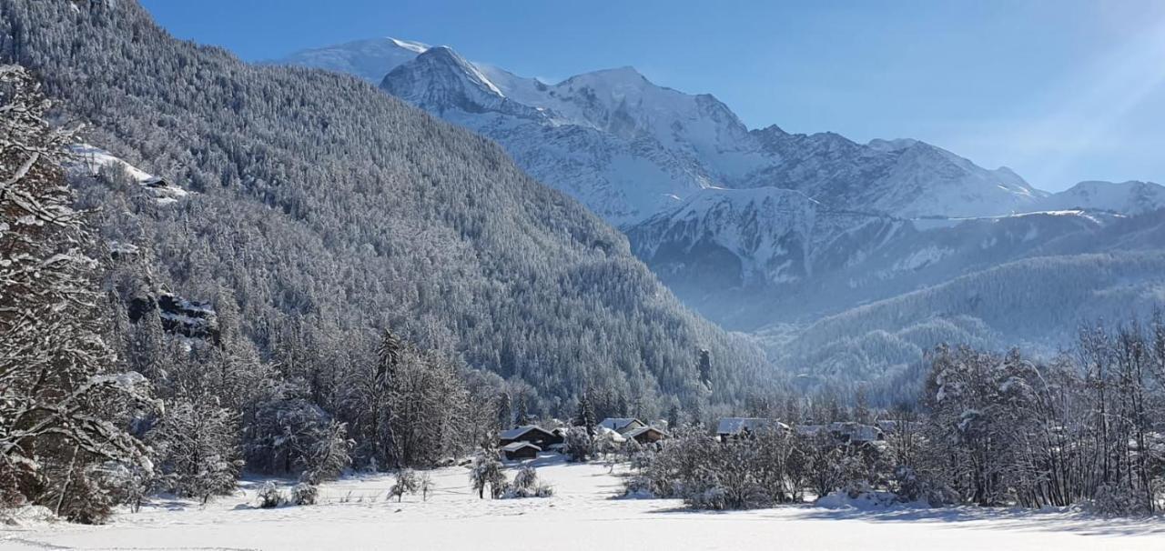 Magnifique Chalet Dans La Vallee De Chamonix Servoz Exterior photo